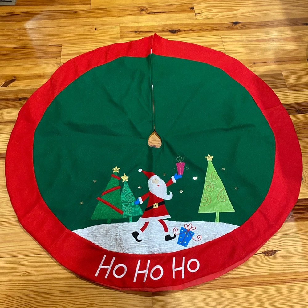 🎅🏼🎄Santa’s Best Tree‎ Skirt🎅🏼🎄